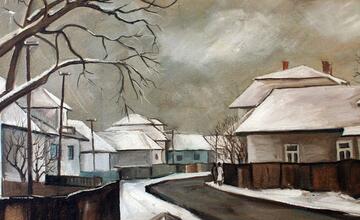 FOTO: Obrazy starej Sniny od Andreja Smoláka