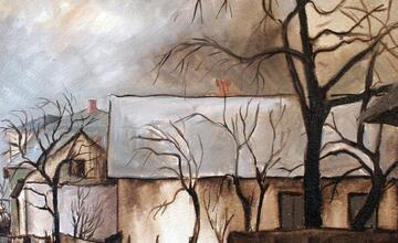 FOTO: Obrazy starej Sniny od Andreja Smoláka