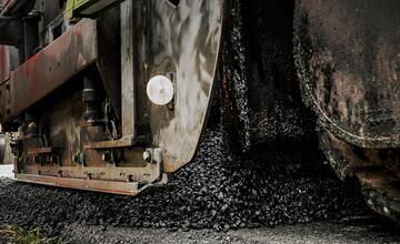 FOTO: Rekonštrukcia cesty v rekreačnej oblasti Domaša