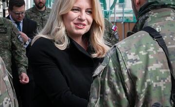 FOTO: Zuzana Čaputová v Sokolovských kasárňach