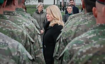 FOTO: Zuzana Čaputová v Sokolovských kasárňach