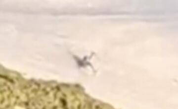 FOTO: Takto vyzeral pád vrtuľníka v blízkosti Chaty pod Rysmi