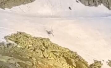 FOTO: Takto vyzeral pád vrtuľníka v blízkosti Chaty pod Rysmi