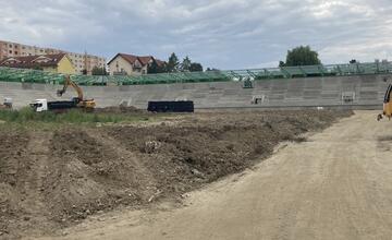 FOTO: Výstavba Futbal Tatran Arény v Prešove