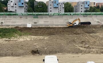 FOTO: Výstavba Futbal Tatran Arény v Prešove