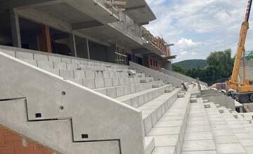 FOTO: Výstavba Futbal Tatran Arény v Prešove