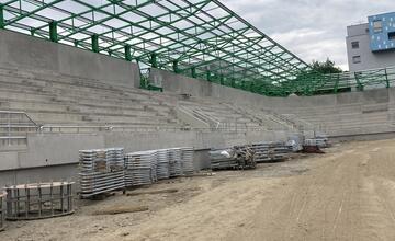FOTO: Výstavba Futbal Tatran Arény v Prešove