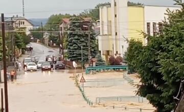 FOTO: Obce v Prešovskom kraji sú po búrkach pod vodou 