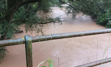 FOTO: SHMÚ vyhlásilo prvý stupeň povodňovej aktivity v povodí Torysy