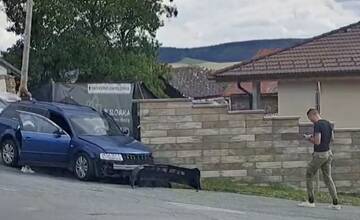 FOTO: Na križovatke v Orkucanoch došlo k zrážke dvoch áut
