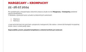 FOTO: Výluky vlakov (30. týždeň)