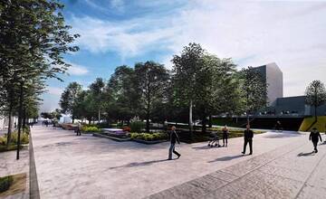 FOTO: Mesto Poprad plánuje zrekonštruovať námestie