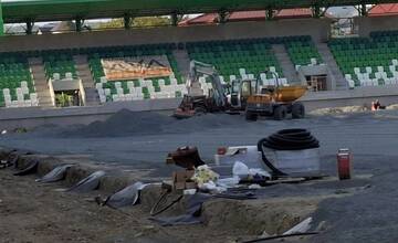FOTO: Výstavba Futbal Tatran Arény – koniec augusta 2024