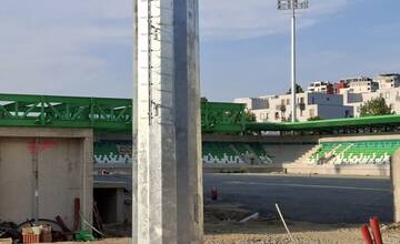FOTO: Výstavba Futbal Tatran Arény – koniec augusta 2024