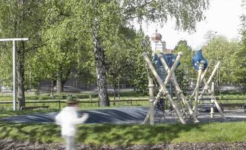 FOTO: Park na nábreží v Poprade