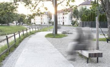 FOTO: Park na nábreží v Poprade
