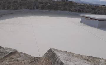 FOTO: Hrad Šariš mení svoju podobu: Práce vrcholia