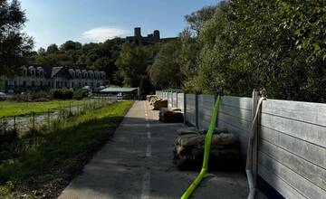 FOTO: Dobrovoľní hasiči z Prešova pomáhali na západe Slovenska po záplavách