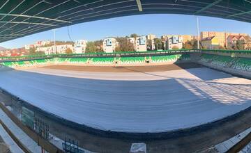 FOTO: Prípravy Futbal Tatran Arény na zimu