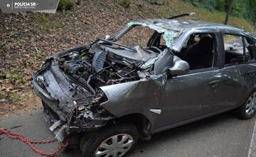 FOTO: Vodič pod vplyvom alkoholu spôsobil nehodu, zasahoval vrtuľník