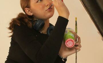 FOTO: Žiaci z Prešova navštívili Centrum sociálnych služieb v Giraltovciach. Takto skrášlili jeho steny