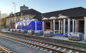 FOTO: Rekonštrukcia železničnej stanice v Humennom