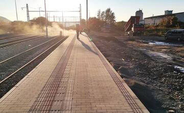 FOTO: Rekonštrukcia železničnej stanice v Humennom