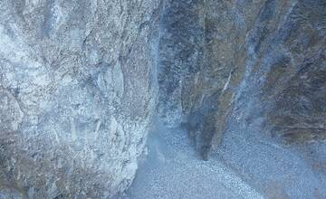 FOTO:  Vo Vysokých Tatrách došlo ku skalnému zosuvu