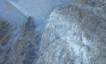 FOTO:  Vo Vysokých Tatrách došlo ku skalnému zosuvu