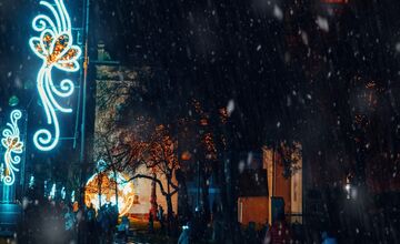 FOTO: Dychberúca vianočná výzdoba v Poprade