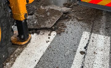 FOTO: Havária vodovodného potrubia v Levoči