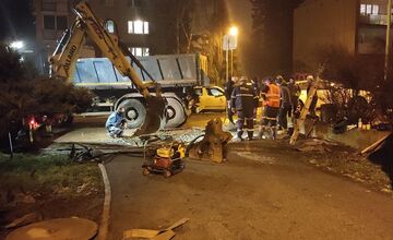 FOTO: Na Šváboch a Delni boli obyvatelia odstavení od vody