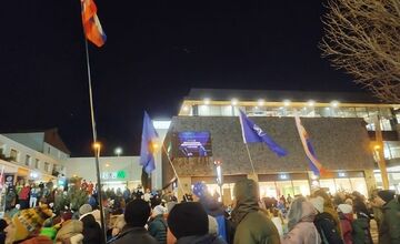 FOTO: V Prešovskom kraji prebehla ďalšia vlna protivládnych protestov. Takto to vyzeralo v Poprade