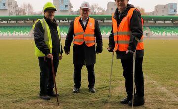FOTO: Prešovský primátor previedol Futbal Tatran Arénou vzácnu návštevu