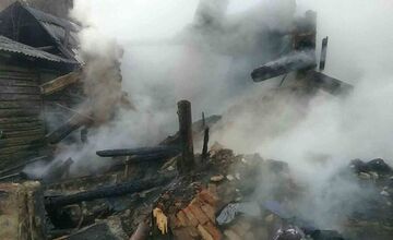 FOTO: Požiar chatrče v Nižnom Tvarožci