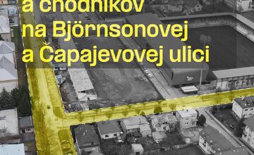 FOTO: V Prešove sa opravia ulice pri štadióne. Práce potrvajú do konca apríla