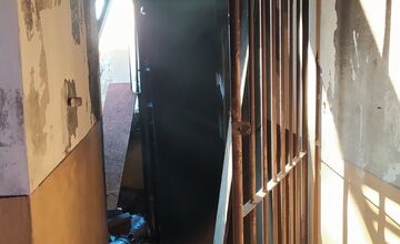 FOTO: Požiar bytovky na Sabinovskej ulici v Prešove