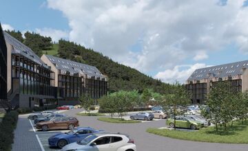 FOTO: Zo Slalomu luxus: V Mlynkoch vyrastie nový apartmánový komplex