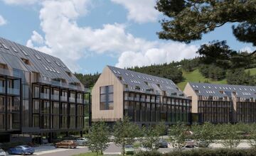 FOTO: Zo Slalomu luxus: V Mlynkoch vyrastie nový apartmánový komplex