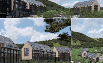 FOTO: Zo Slalomu luxus: V Mlynkoch vyrastie nový apartmánový komplex