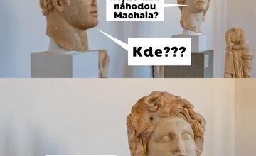 FOTO: Internet sa baví na Machalovom „únose“ busty. Čo vtipkári pripravili?