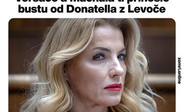 FOTO: Internet sa baví na Machalovom „únose“ busty. Čo vtipkári pripravili?