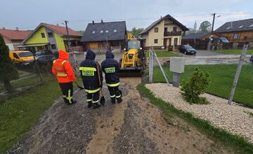 FOTO: Počasie spôsobilo problémy vo viacerých okresoch Prešovského kraja