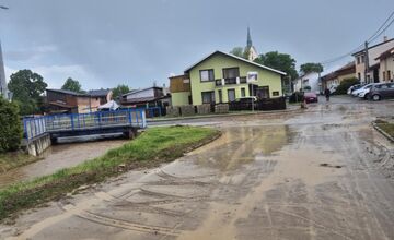 FOTO: Počasie spôsobilo problémy vo viacerých okresoch Prešovského kraja