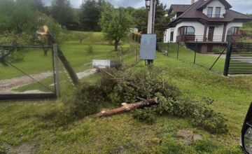 FOTO: Počasie spôsobilo problémy vo viacerých okresoch Prešovského kraja