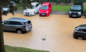 FOTO: Ulice aj cesty v Prešove a okolí sú pod vodou, kde si treba dať pozor?