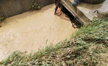 FOTO: V okrese Prešov zaplavili výdatné zrážky ulice