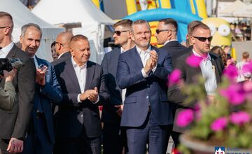 FOTO: Prezidentská návšteva v Poprade, navštívil aj taliansky festival