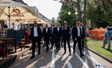 FOTO: Prezidentská návšteva v Poprade, navštívil aj taliansky festival