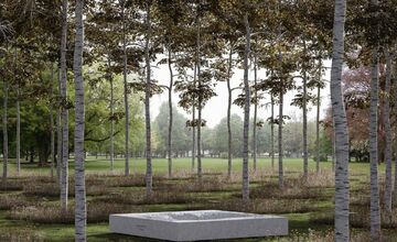 FOTO: Pamätník pre Jána a Martinu vyrastie pri rieke v Prešove